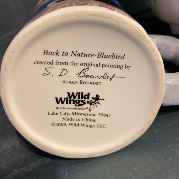 Chickadee Sculpted Mugs Set by Rosemary Millette By Brand Wild - Picture 7 of 11